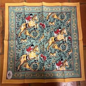 100% Cotton 6 Dinner Napkins- Foxhunt